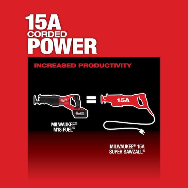 M18 FUEL 18V Lithium-Ion Brushless Cordless Super SAWZALL Orbital Reciprocating Saw (Tool-Only) - Image 4