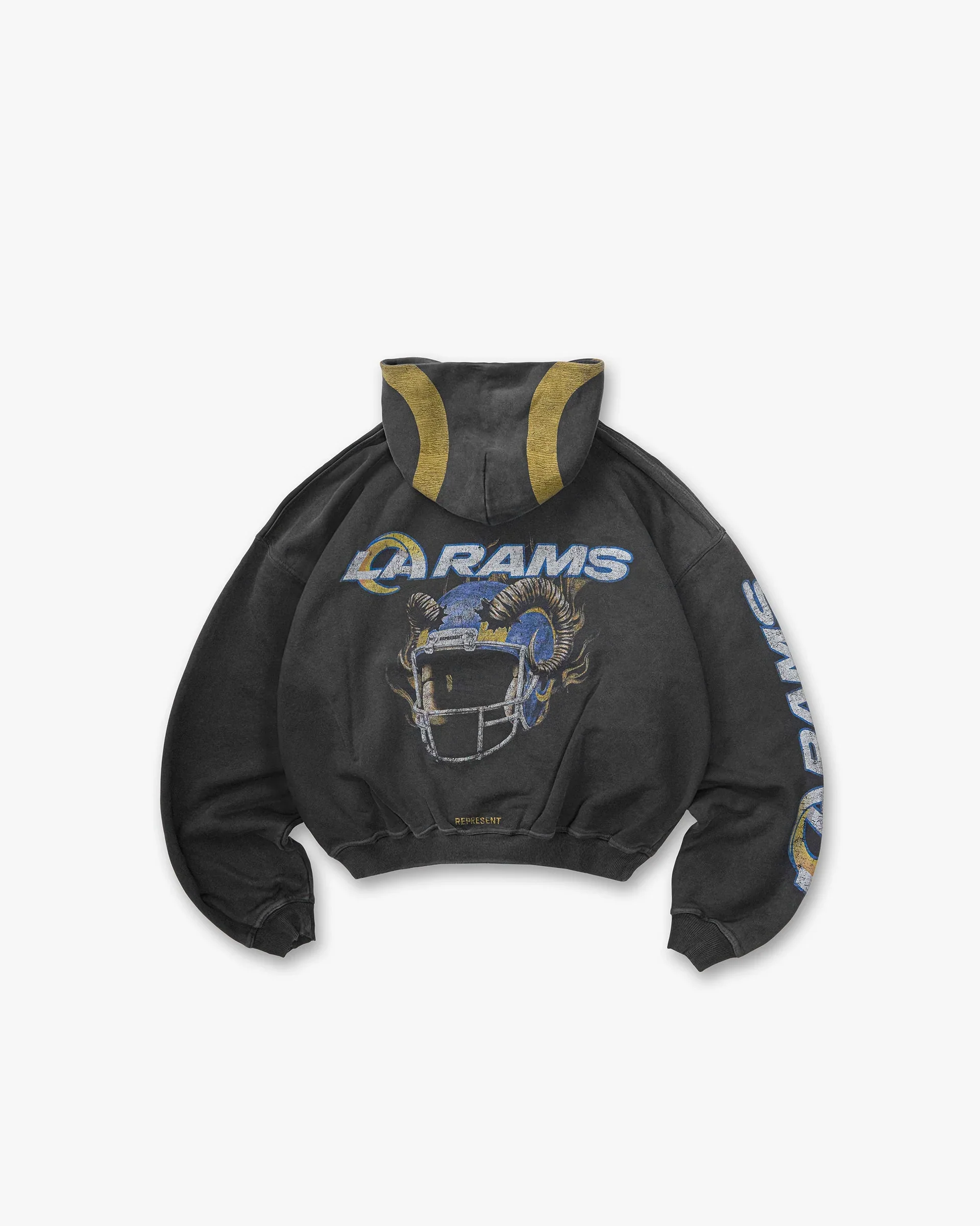 Los Angeles Rams x Represent Hoodie - Stained Black