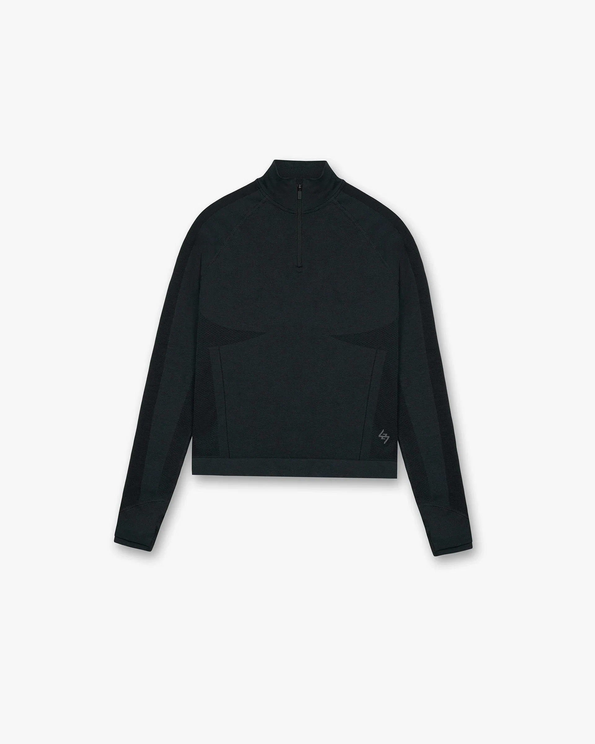 247 Sculpt Seamless Quarter Zip Jacket - Black