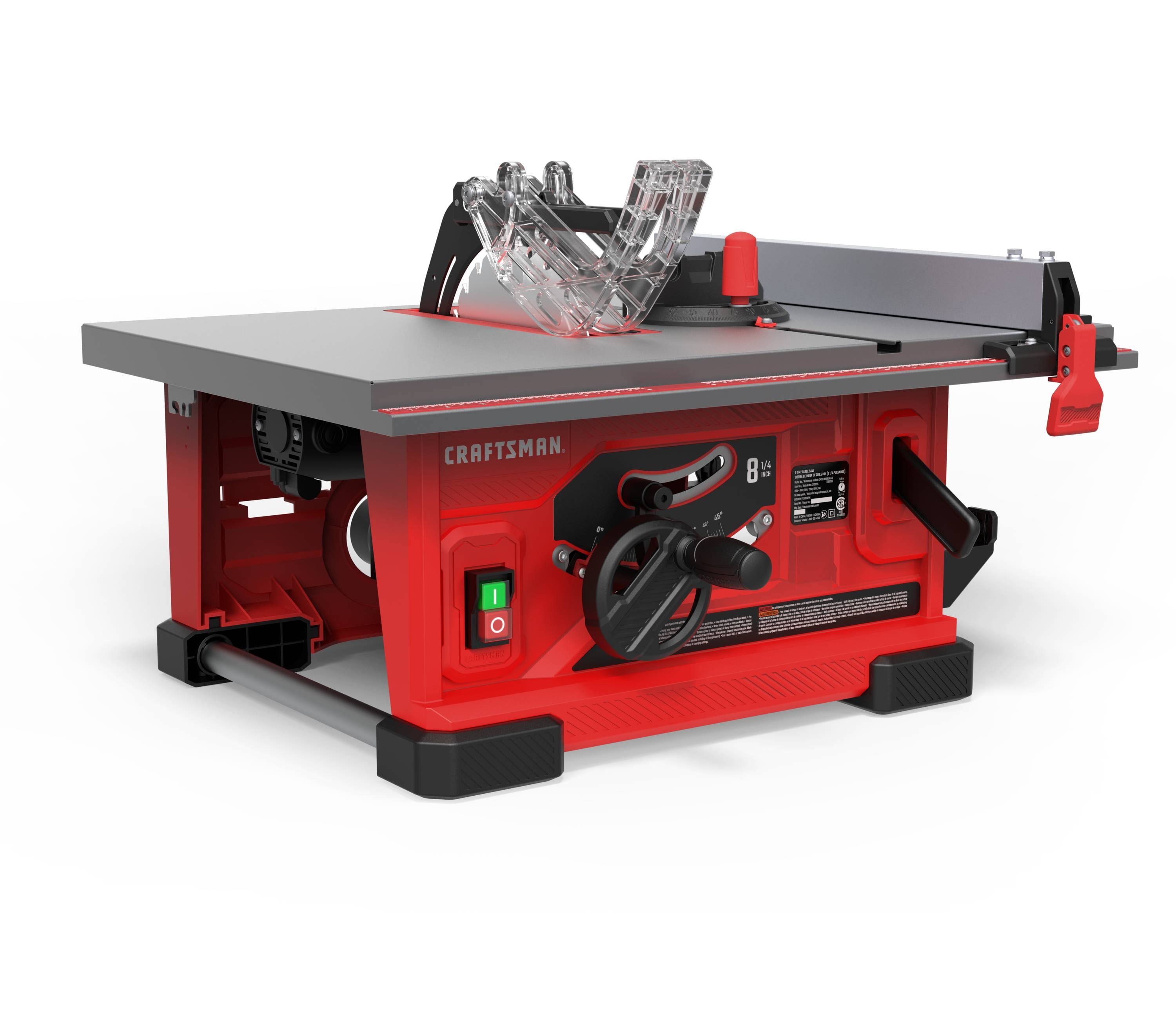 Craftsman 8.25-in 13-Amp Portable Benchtop Table Saw | CMXETAX69434510