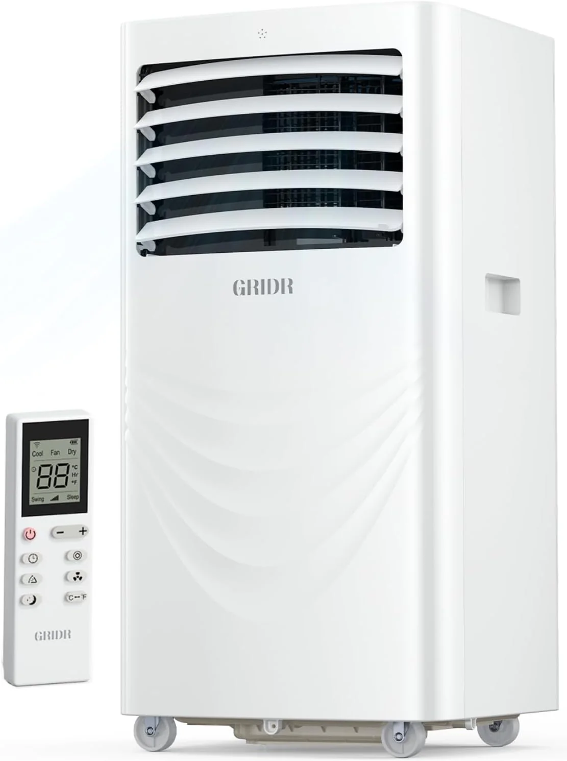 12000 BTU Portable Air Conditioners, AC Unit for Bedroom with 4 Modes Cooling/Dehumidifier/Fan & Sleep, Up to 400 Sq.Ft, 45db Quiet, 24H Timer & Remote, Standing Air Conditioner for Rooms Office Home