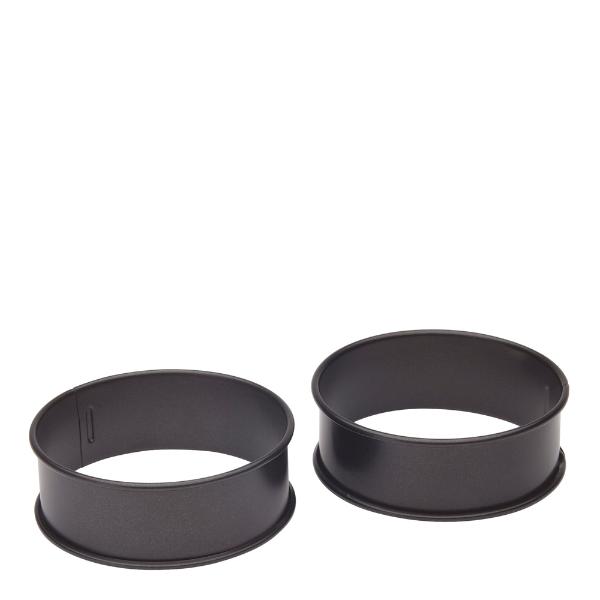 Pogette eggring 2 stk non-stick svart