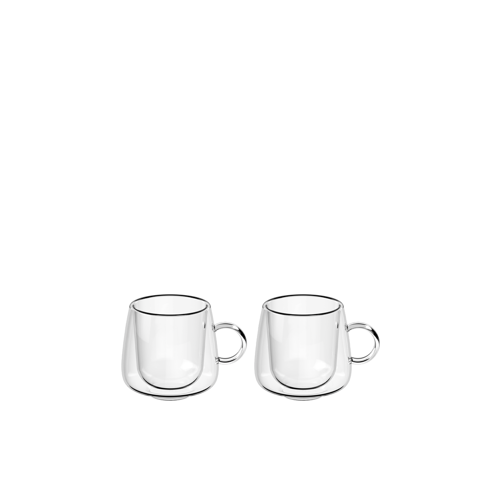 Artesano Glass espresso cup - Clear, 2.1 oz, borosilicate glass