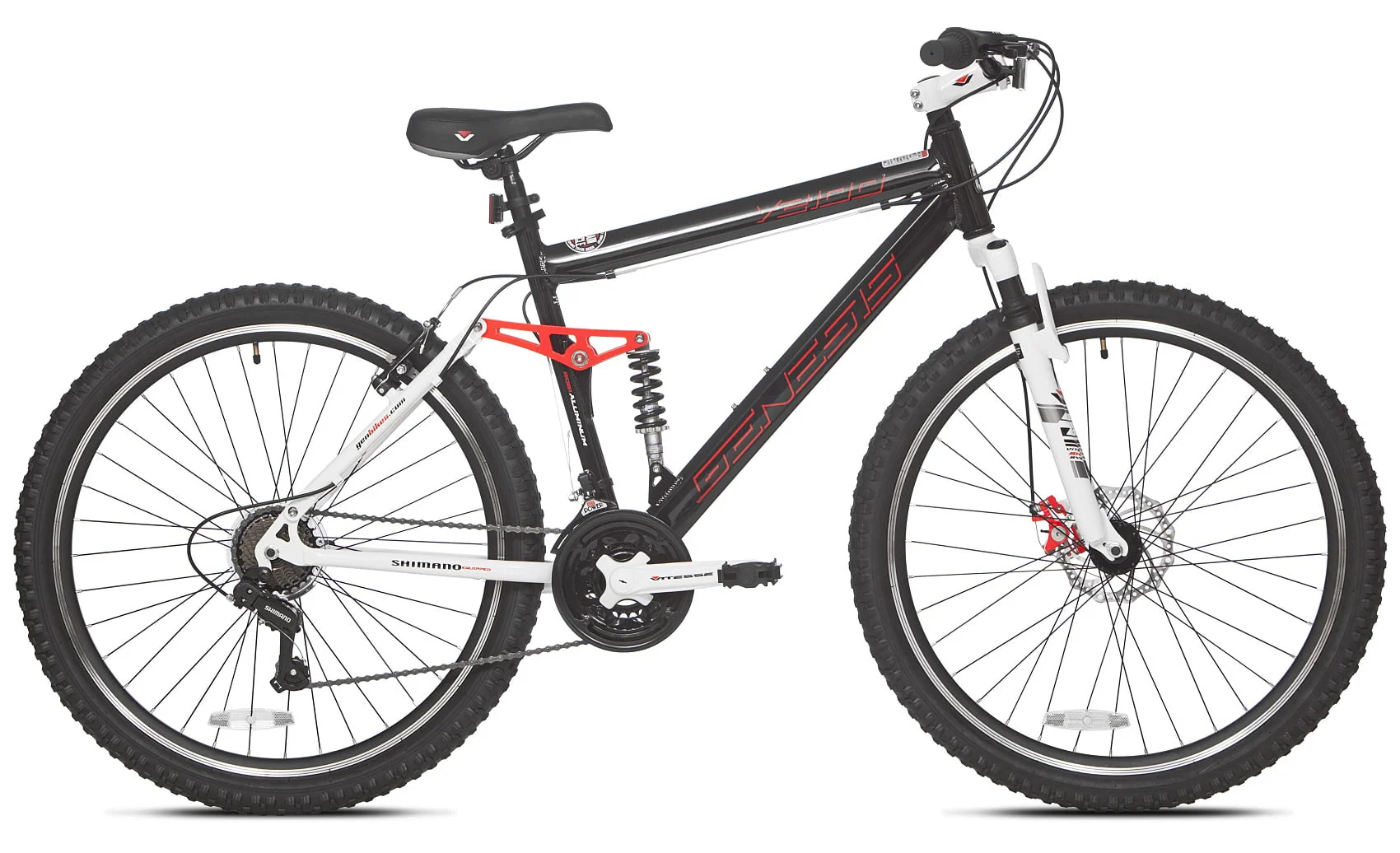 Genesis 27 5" V2100 Men's Mountain Bike, Black Image 2