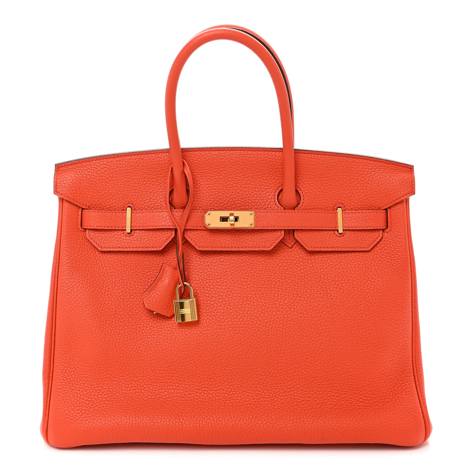 Togo BIRKIN 35 Orange Poppy