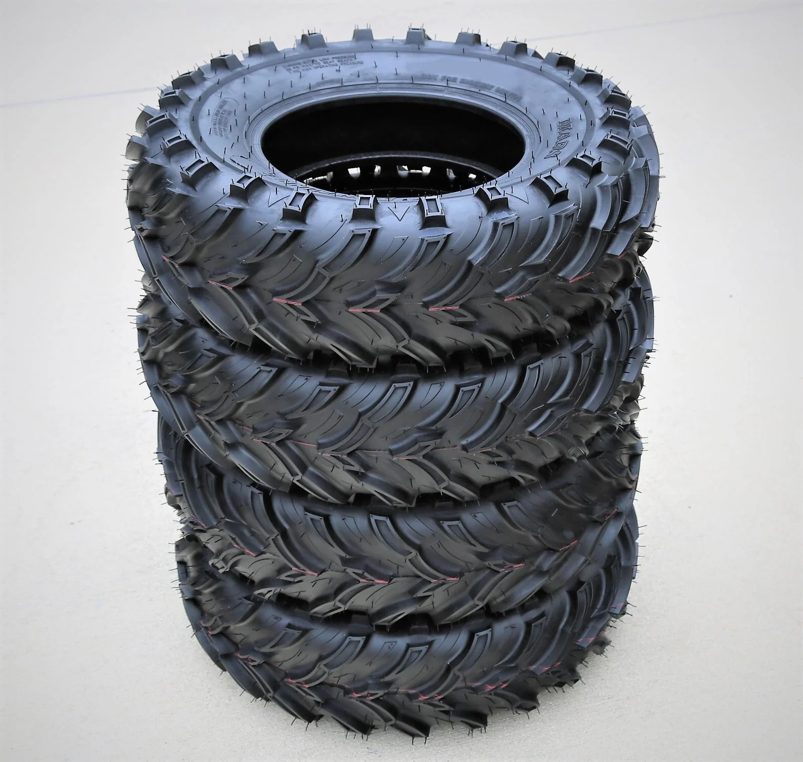 Pair of 2 (TWO) Forerunner Mars B 25x10 00 12 25x10 12 50F 6 Ply MT M/T Mud ATV UTV Tires Image 7