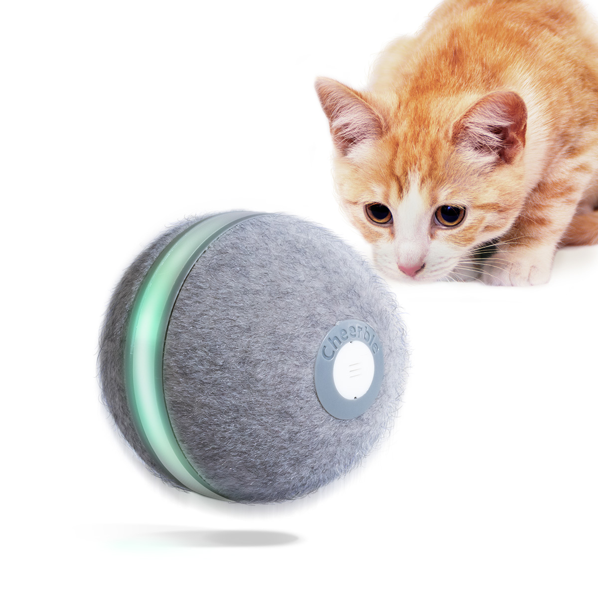 Interactive Dog & Cat Toy Modern Automatic Self-Moving Ball Active Rolling Plastic Toy