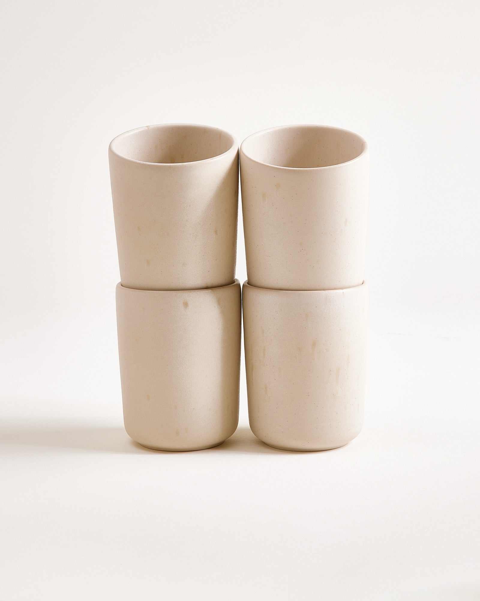 SINTRA - LARGE CUP SAND SET OF 4