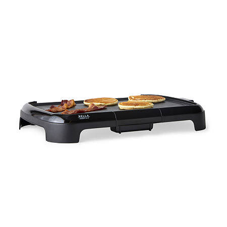 Bella Essentials Griddle 10x16 | Black | One Size | Slow Cookers+warmers Slow Cookers | Non-Stick | Back to College | Dorm Essentials