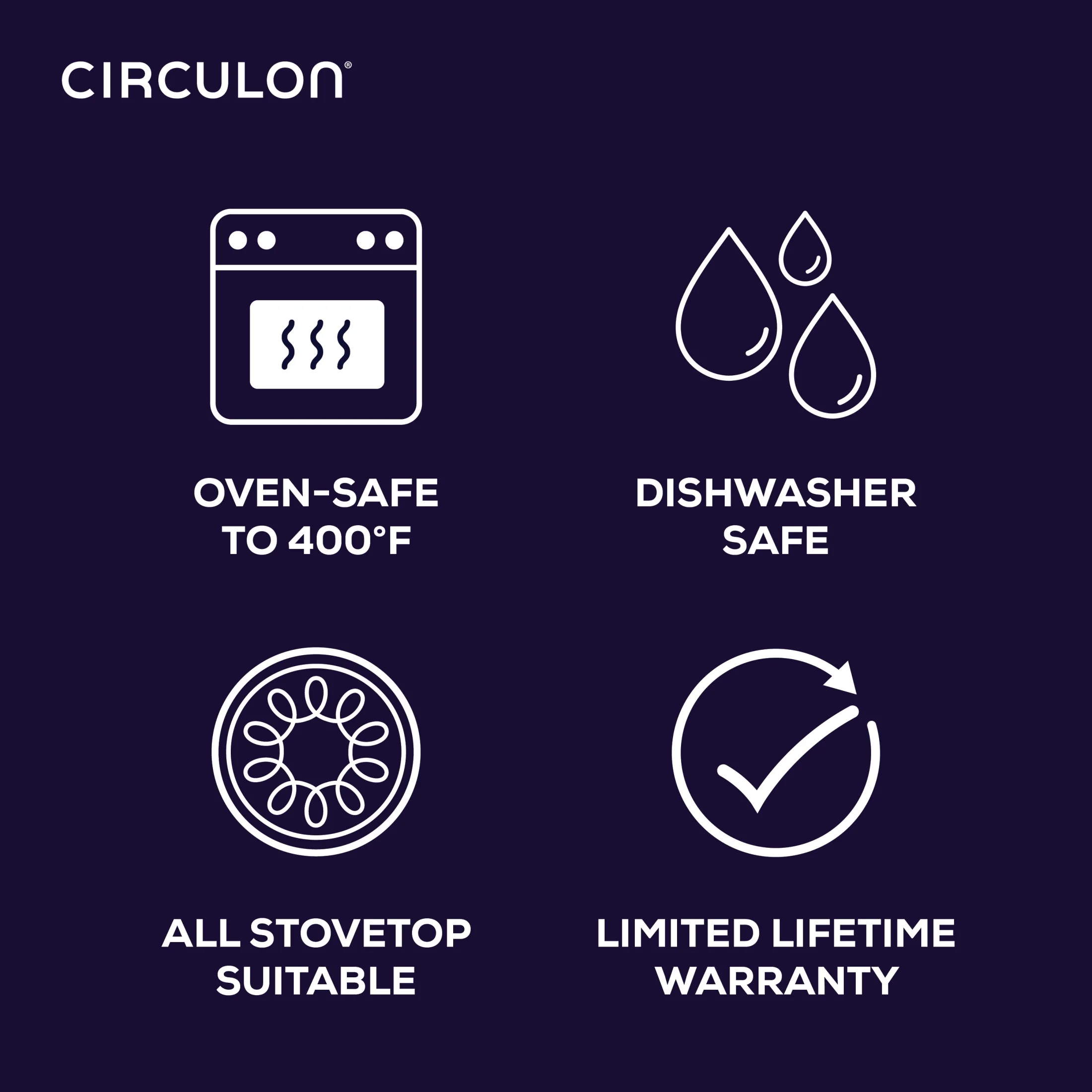 Circulon A1 Scratch Defense 10 Piece Nonstick Aluminum Pot and Pan Set, Cast Stainless Steel
