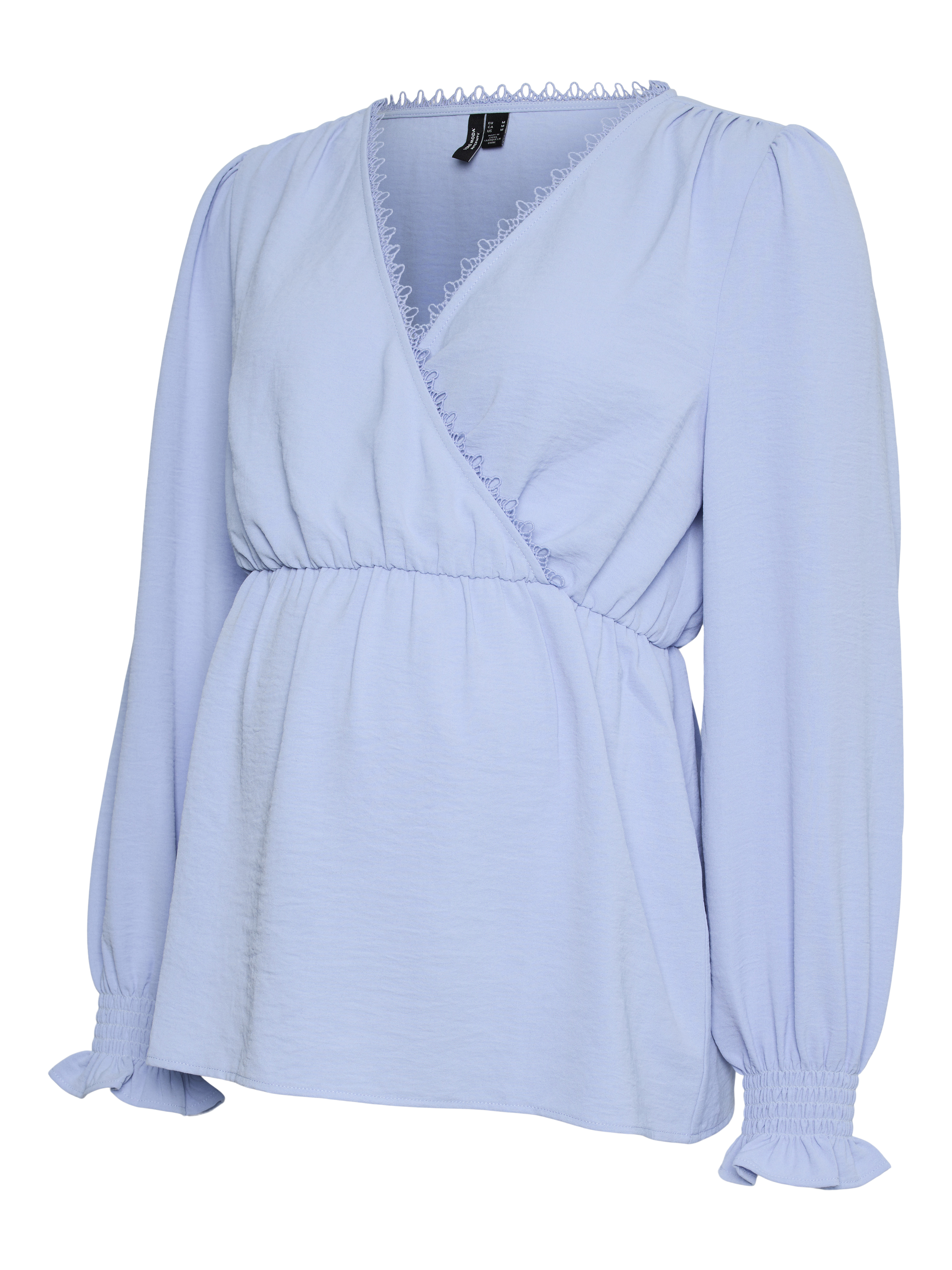VERO MODA® Regular Fit V-Neck Elasticated cuffs Top