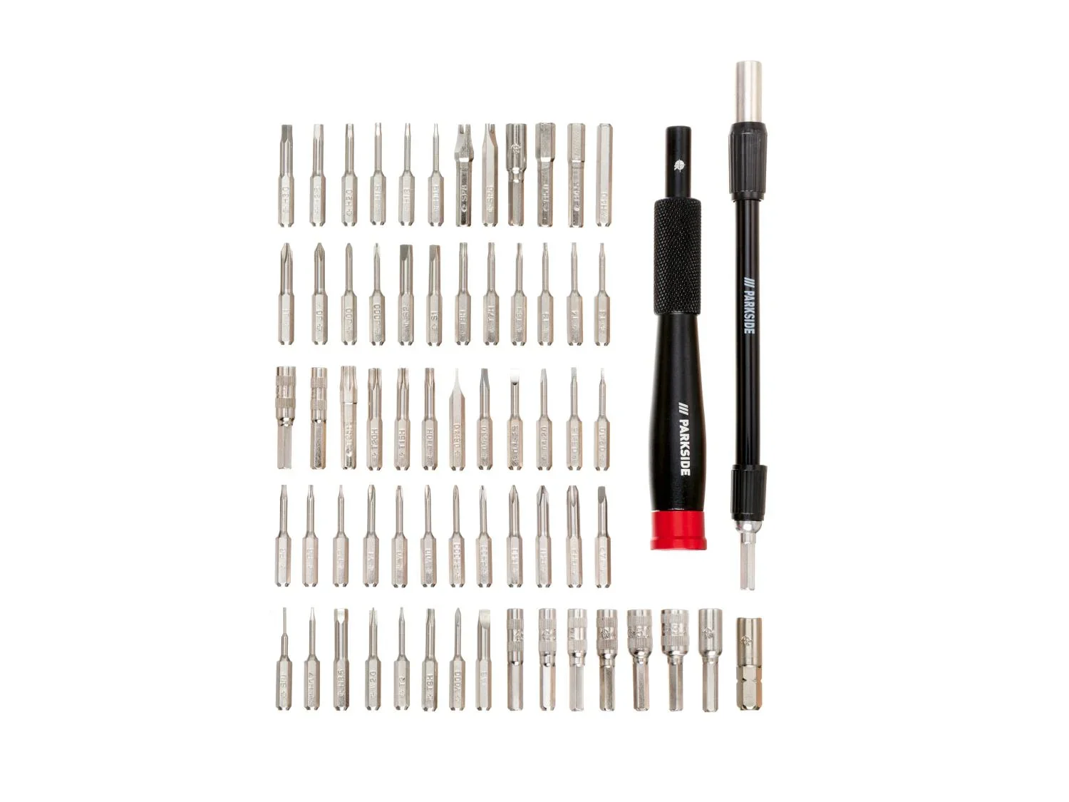 PARKSIDE Set d'outils de prcision, 66 pices