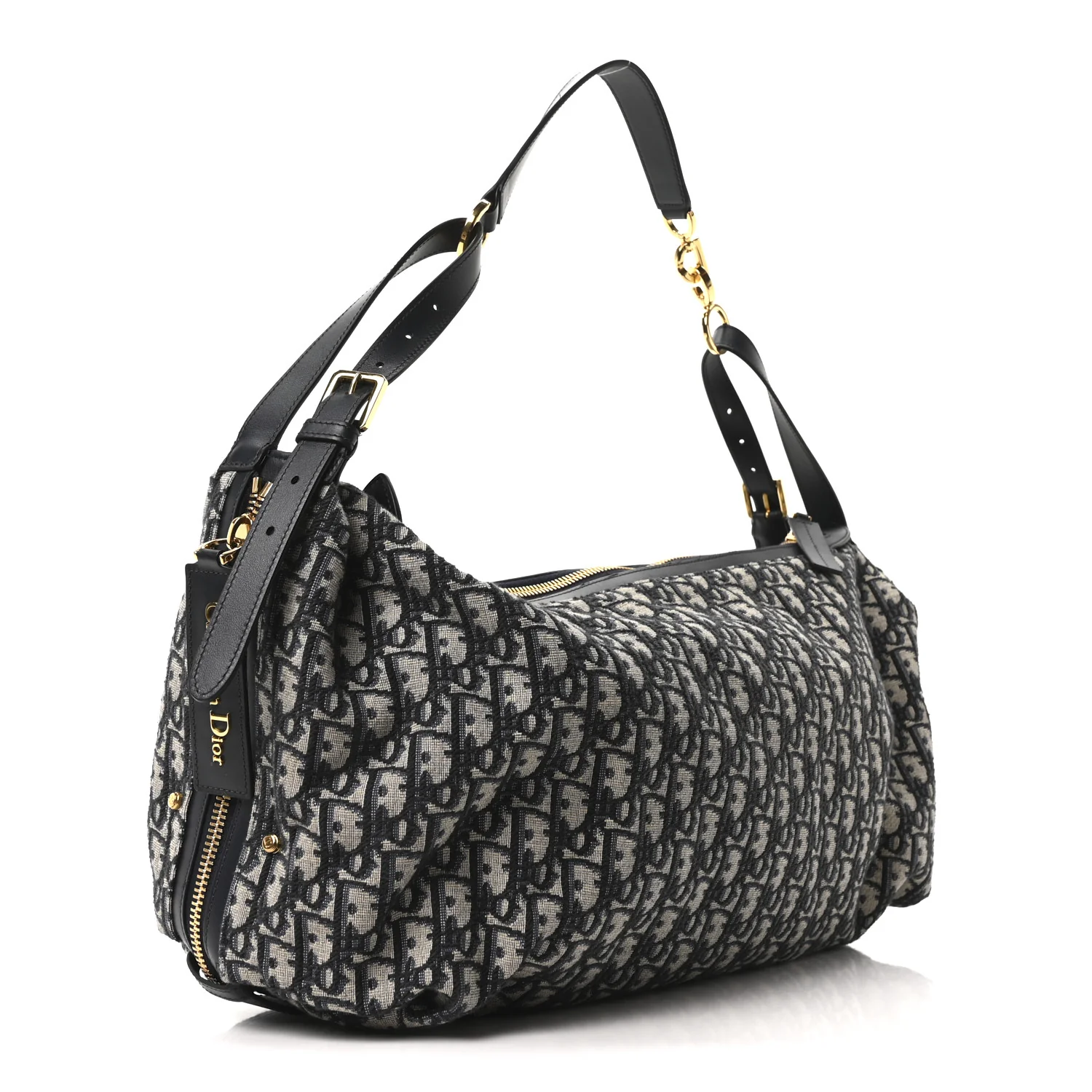 Oblique Large D-Journey Bag Blue