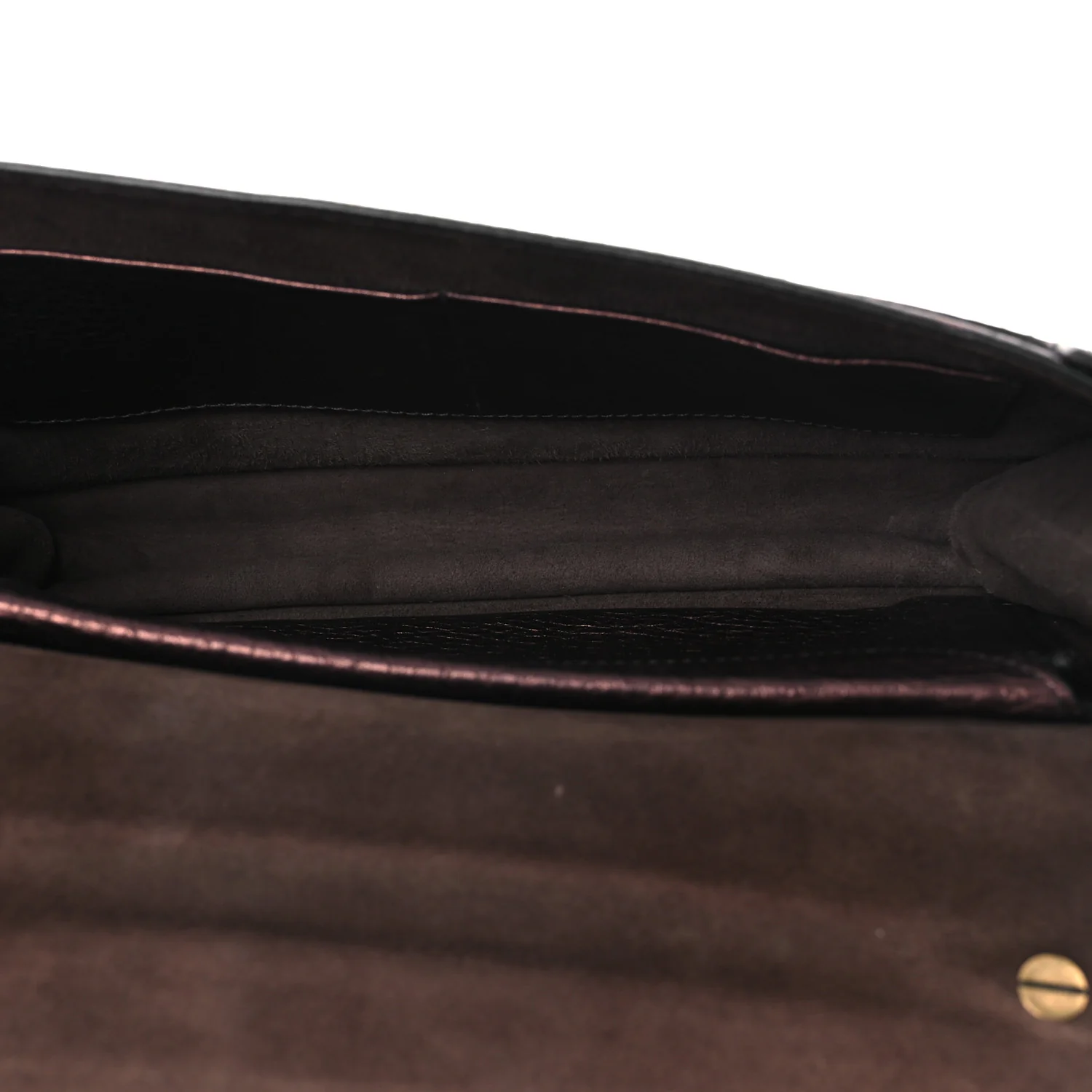 Metallic Calfskin J'Adior Chain Flap Bag Noisette