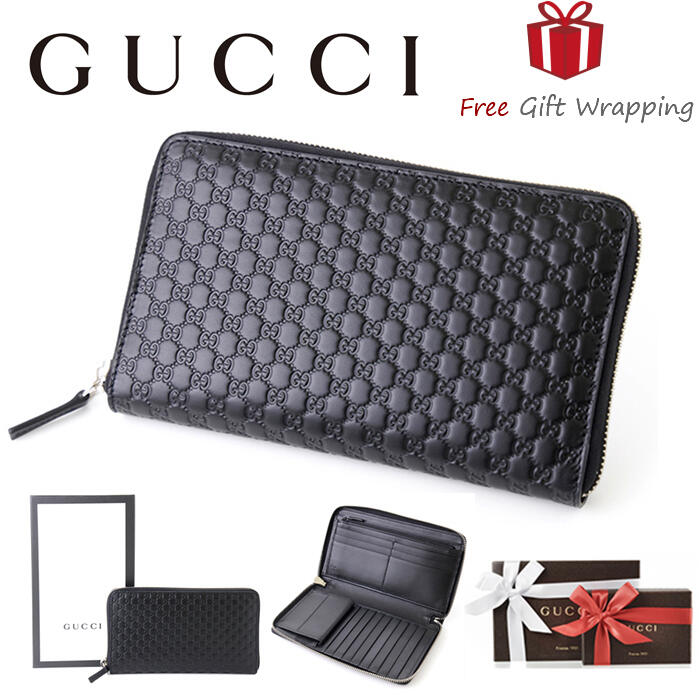 GUCCI グッチシマレザー 長財布 391465 ギフト包装