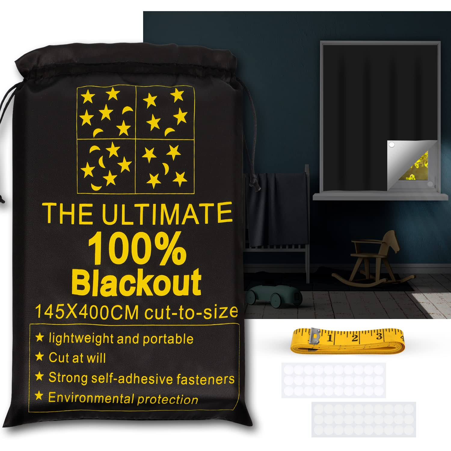 RUseeN Portable Blackout Shades (157
