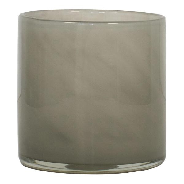 Lyric lyslykt 8x8 cm warm grey