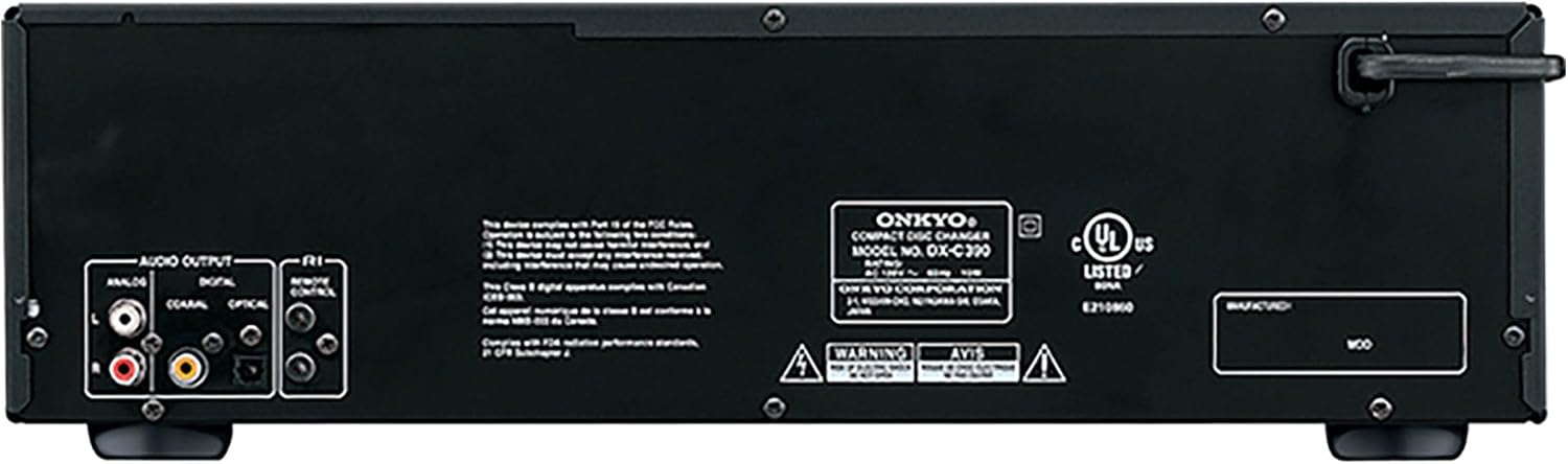 Changeur CD 6 disques Onkyo DXC390, noir