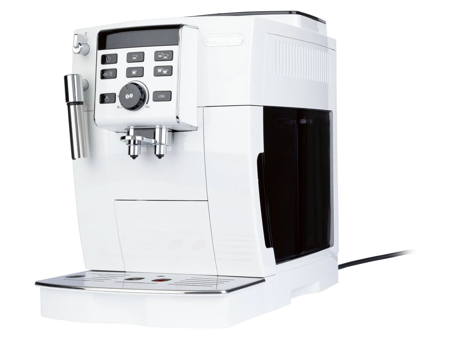Machine à café Delonghi ECAM13.123.W, ultra-compacte, blanche
