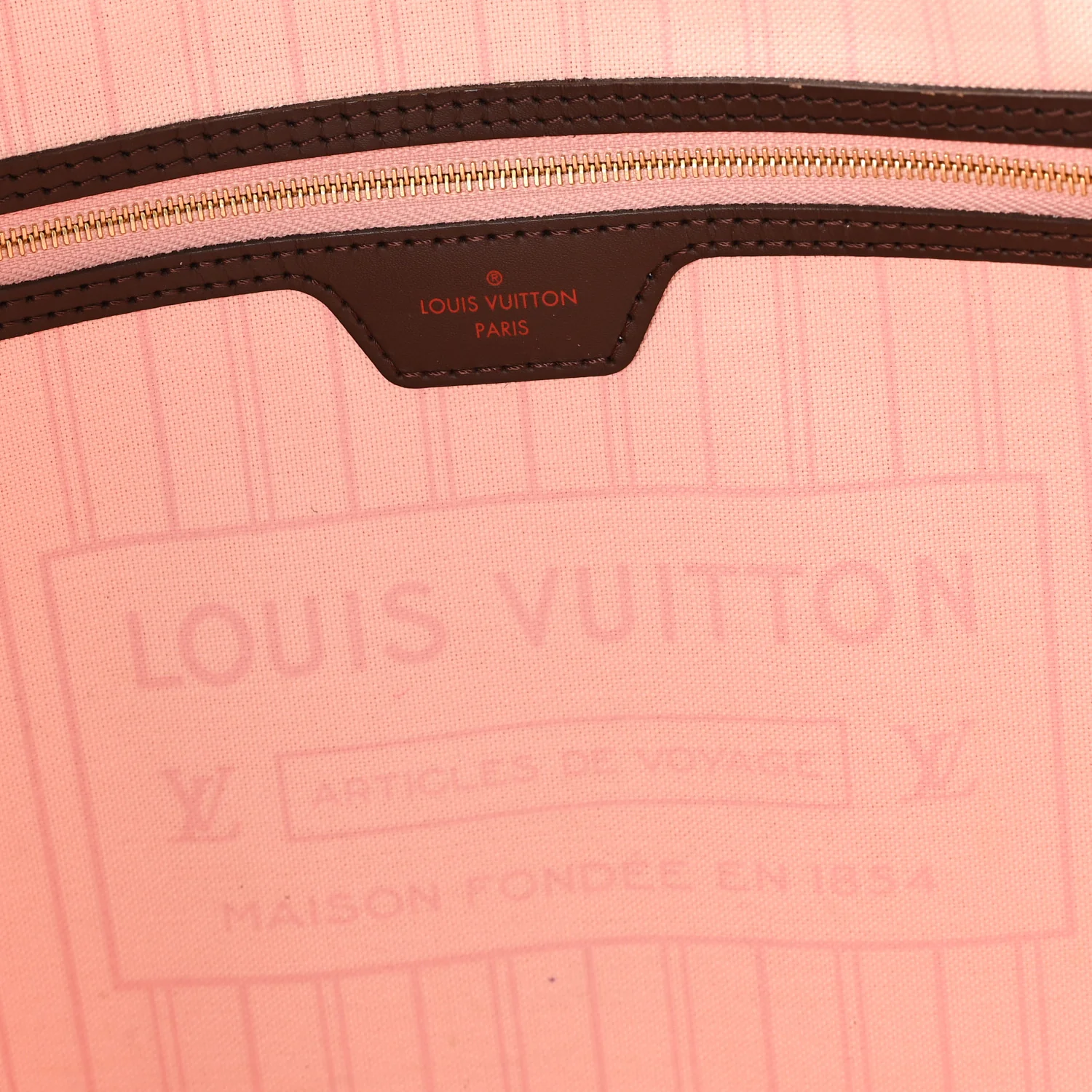 Damier Ebene Neo Neverfull MM Rose Ballerine