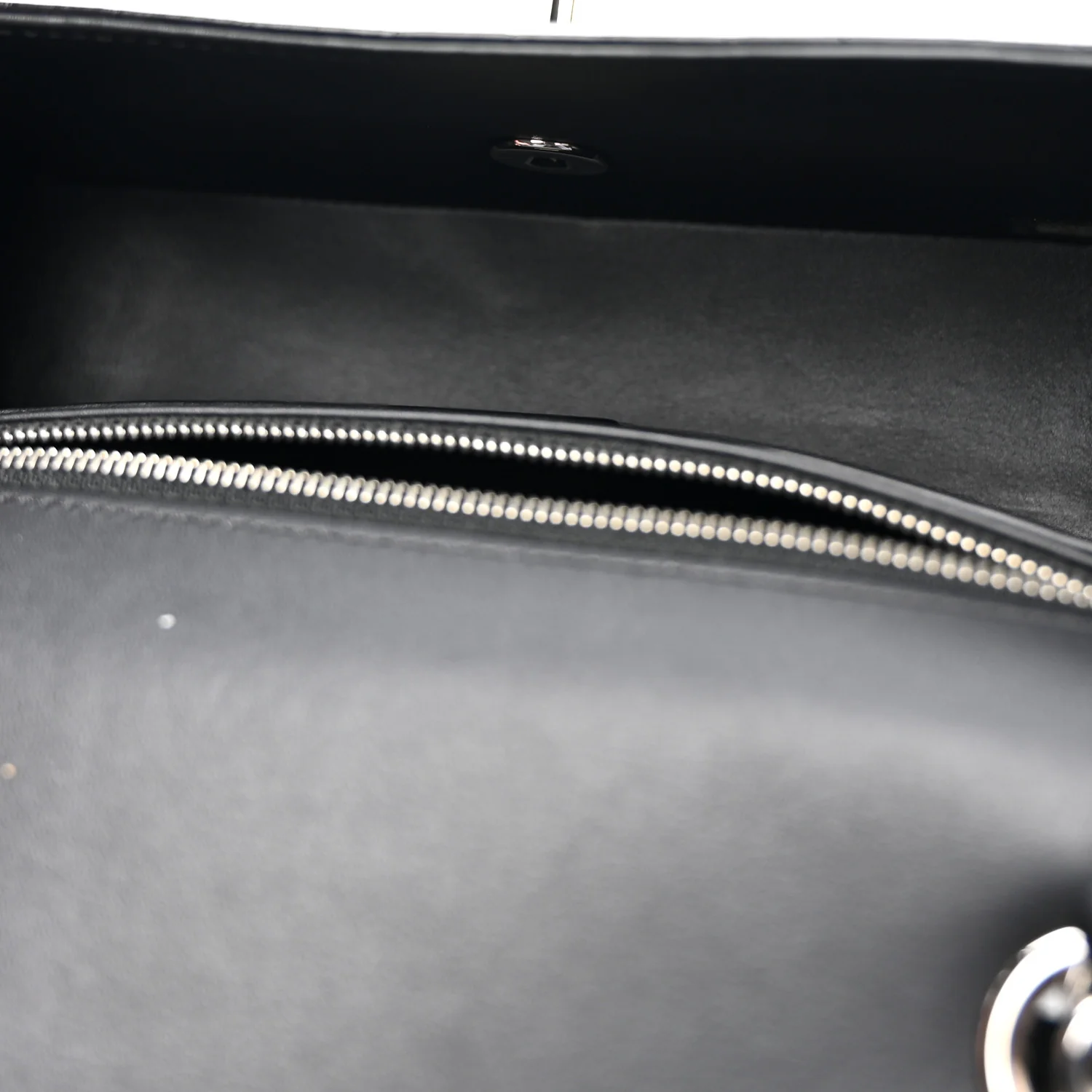 Shiny Alligator Mini Rectangular Flap Black