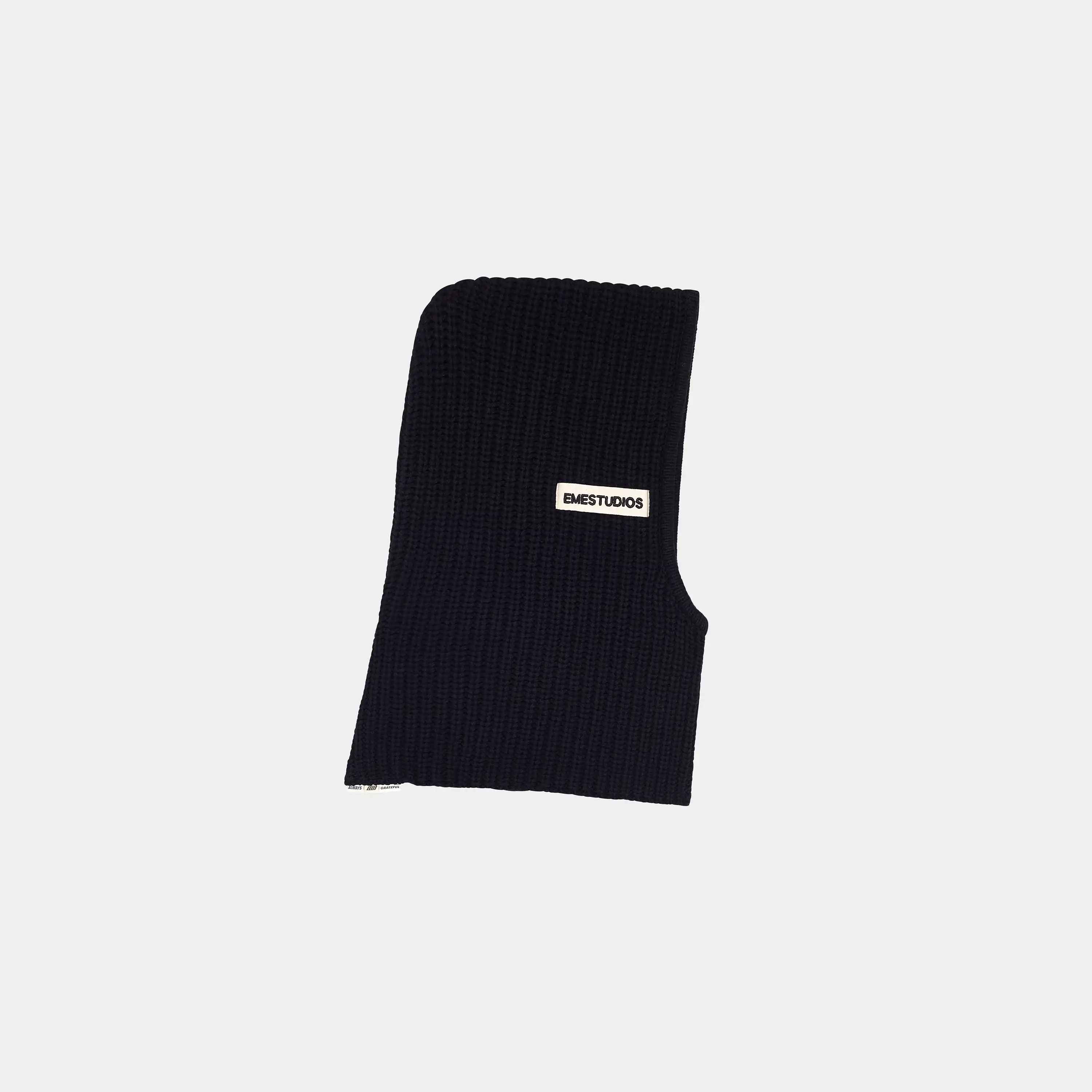 Black Knit Balaclava