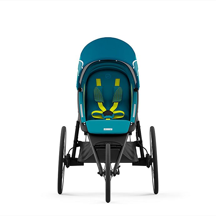 Poussette de jogging CYBEX AVI en noir et bleu