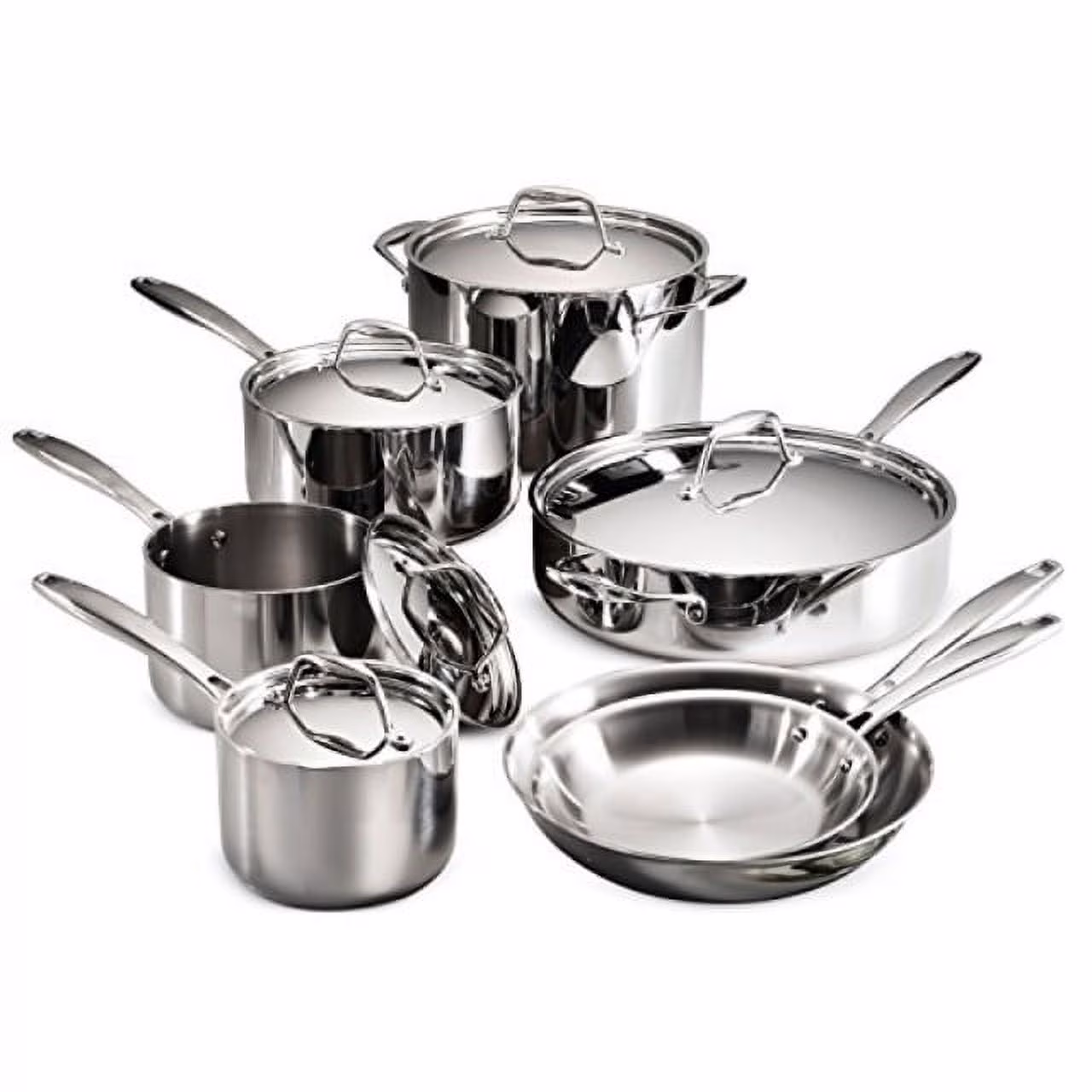 Tramontina Stainless Steel 12pc Cookware Set