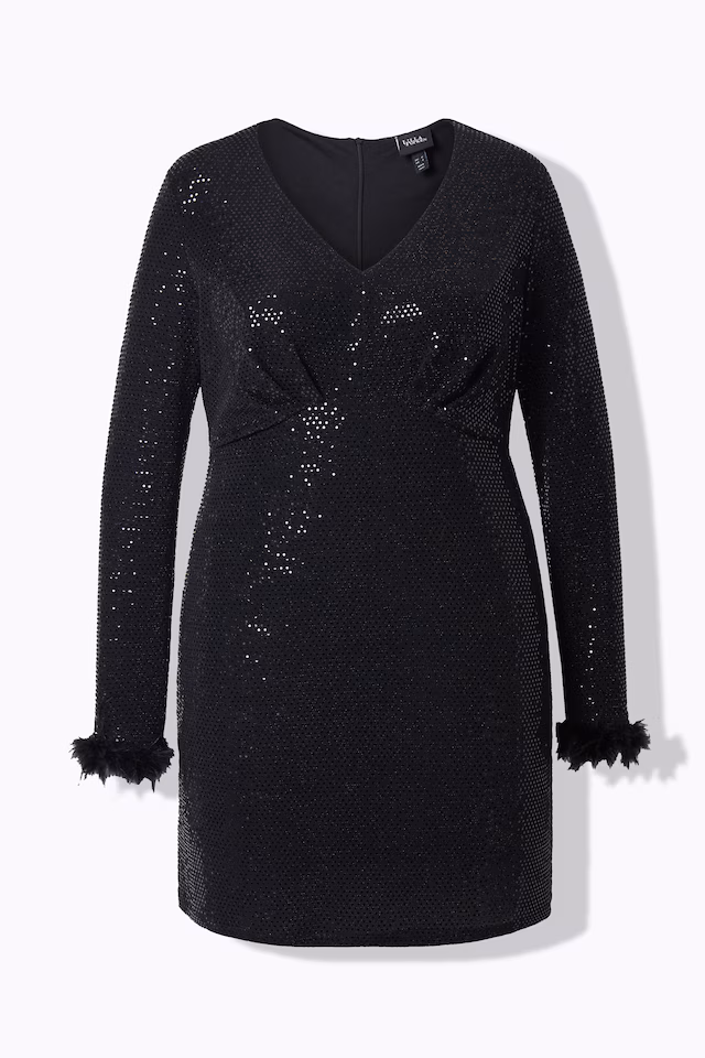 Sequined Long Sleeve Bodycon Dress