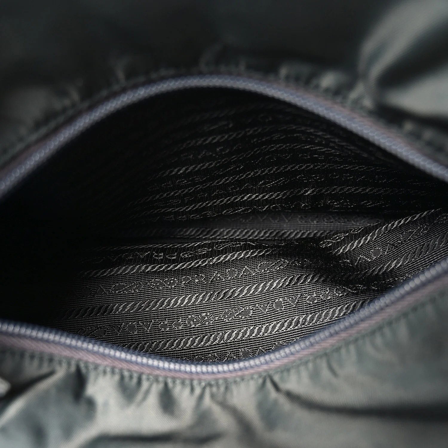 Tessuto Nylon Shoulder Bag Dark Green
