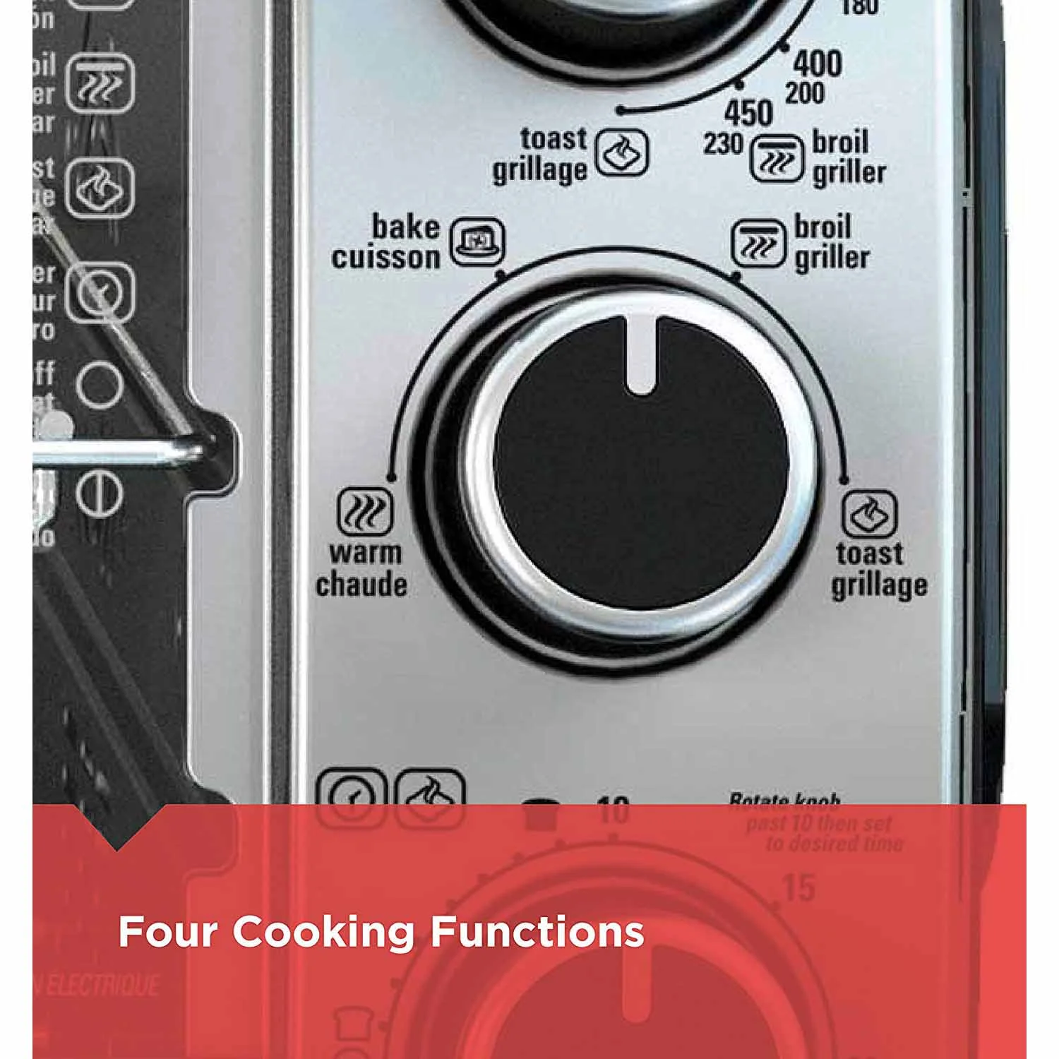 BLACK+DECKER 6 - Slice Toaster Oven, Black, TO1950SBD