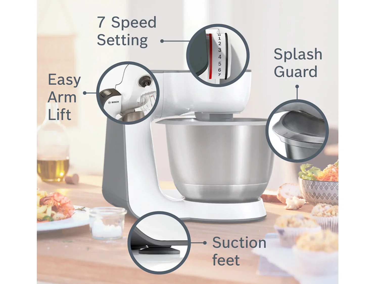 BOSCH Robot ptissier MUM54A00, 900 W