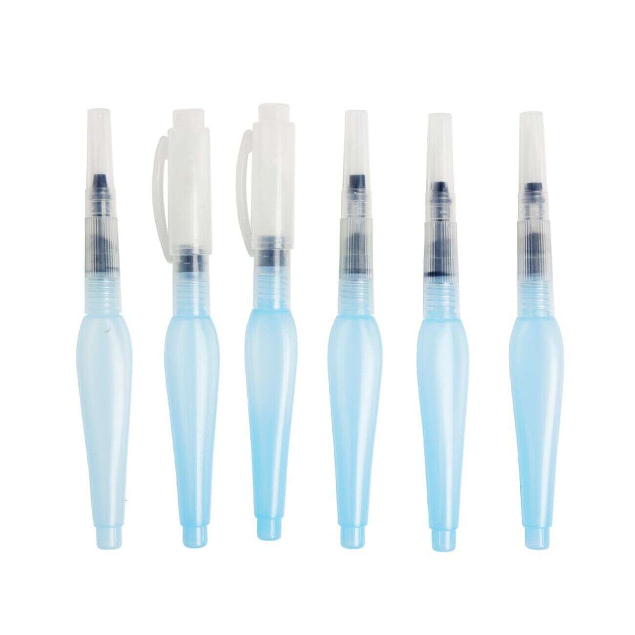 Pinceaux à réservoir d'eau pour aquarelle L20cm 6 pièces