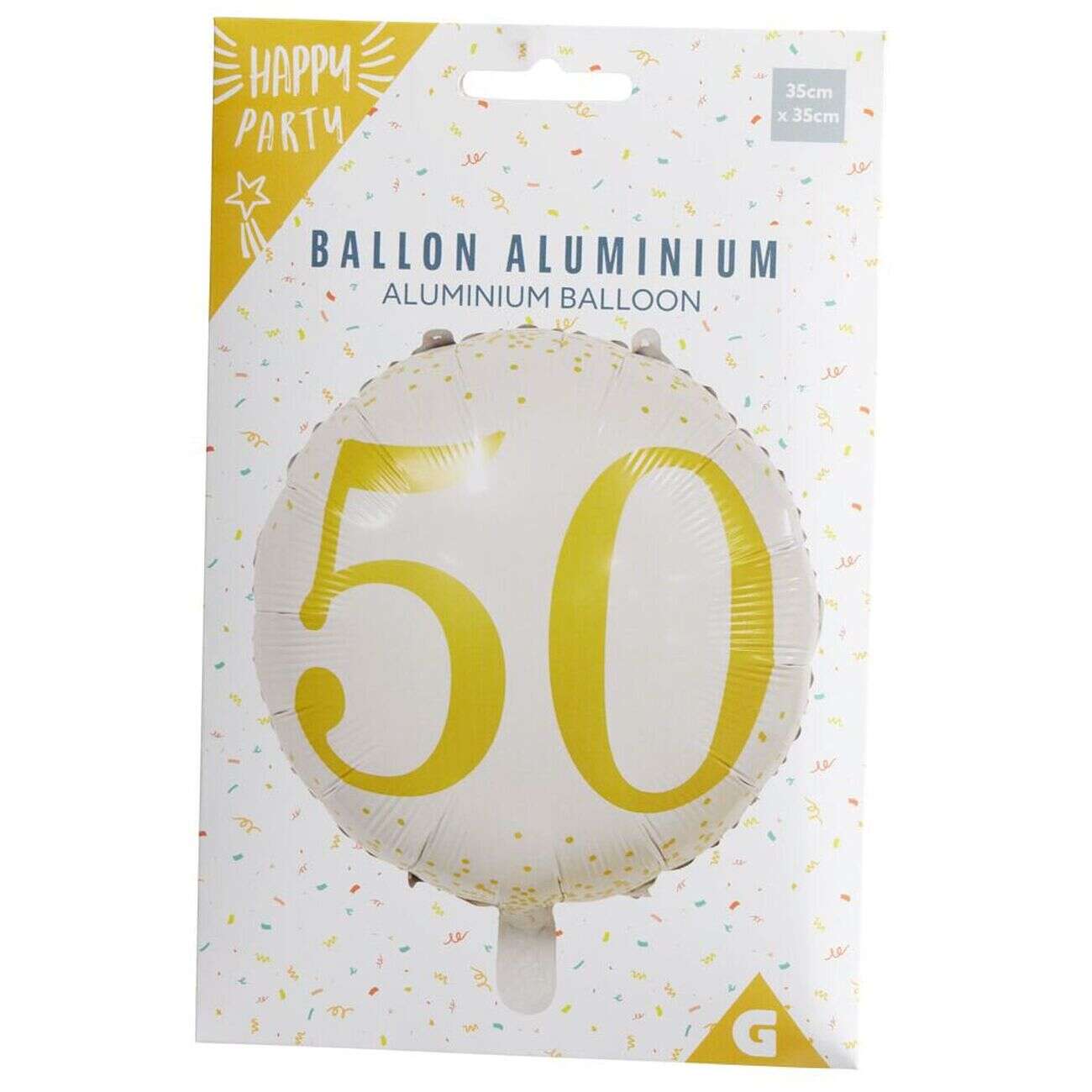 Ballon alu 50 ans Ø46cm