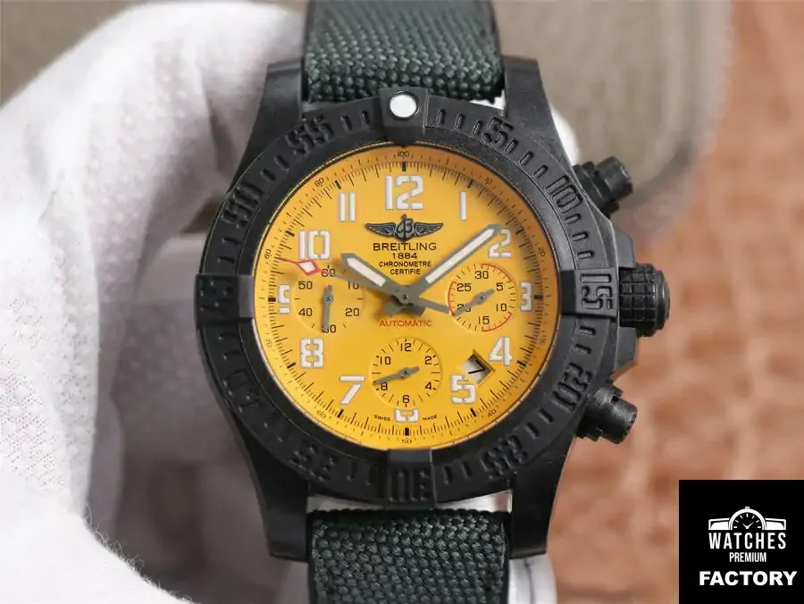 Breitling Avenger Hurricane 12H XB0180E41I1W1 GF Factory Yellow Dial