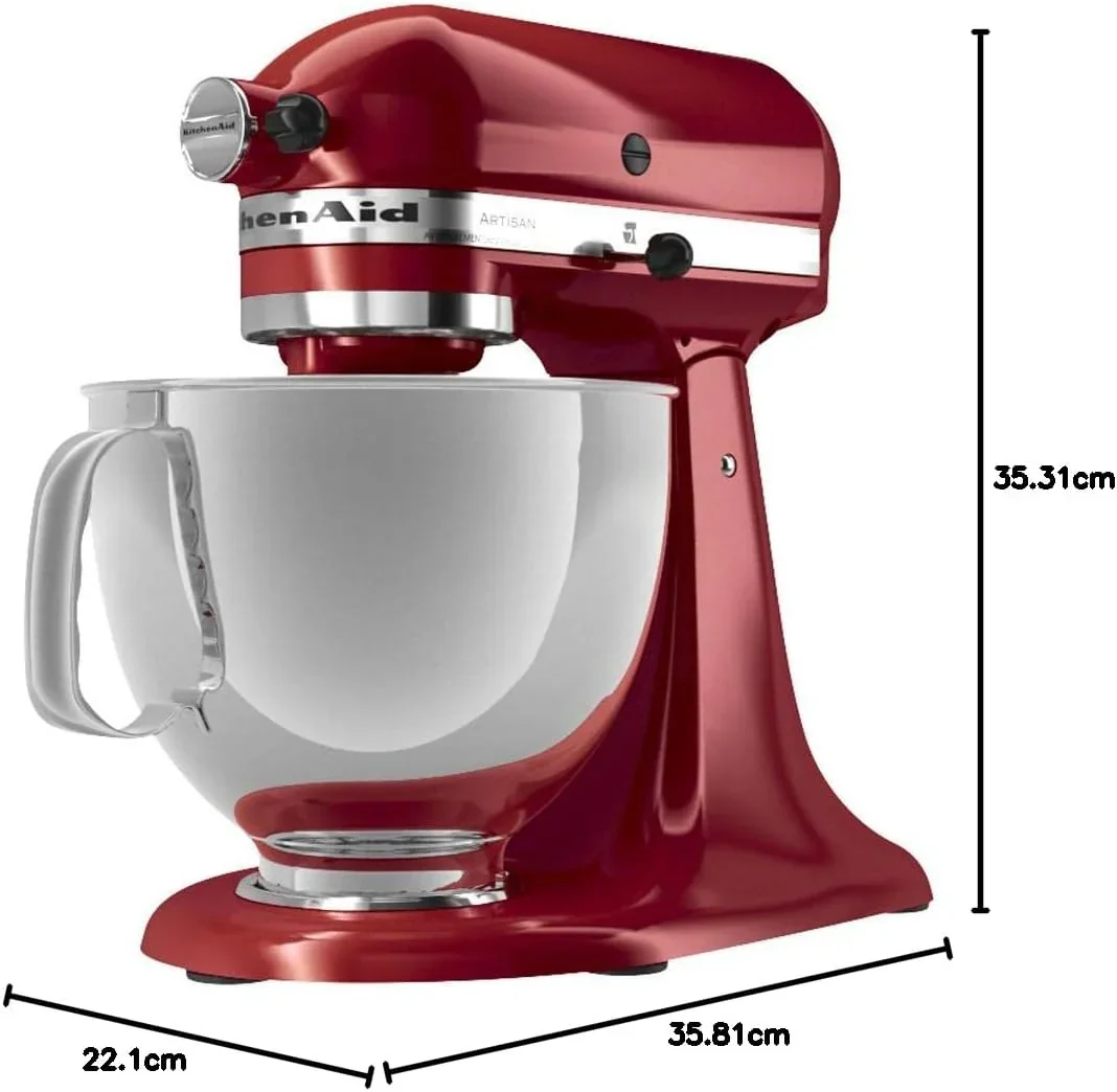 Robot pâtissier KitchenAid Artisan Series de 5 pintes à tête inclinable