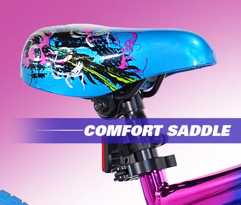 18" Illusion Girl's Child Bike, Blue/Purple Image 6