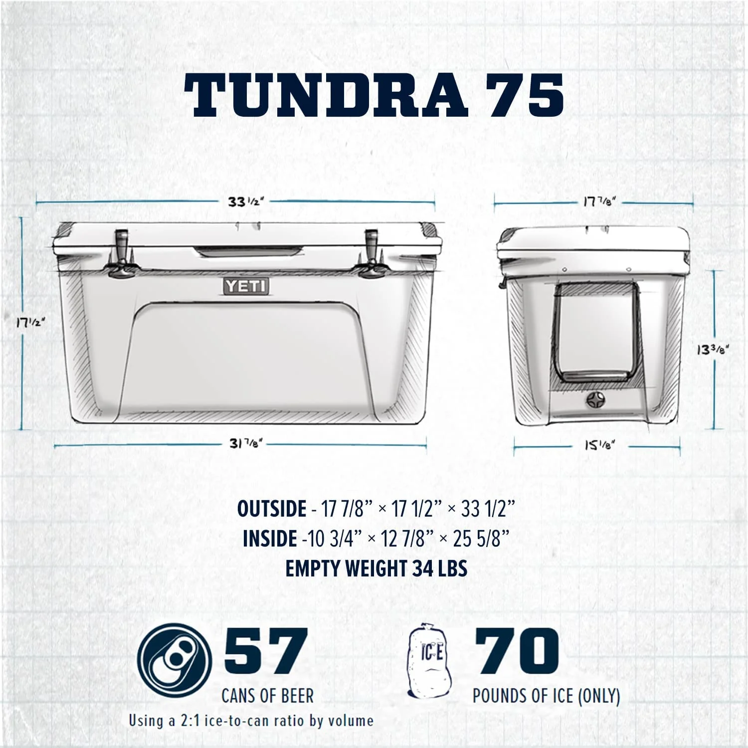 Pre-Owned 100.75010000 Tundra 75 Cooler Desert Tan - Image 4