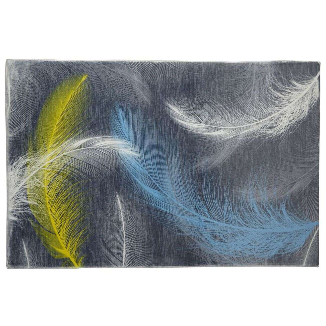 Tapis fourrure synthétique imprimé 90x60 cm