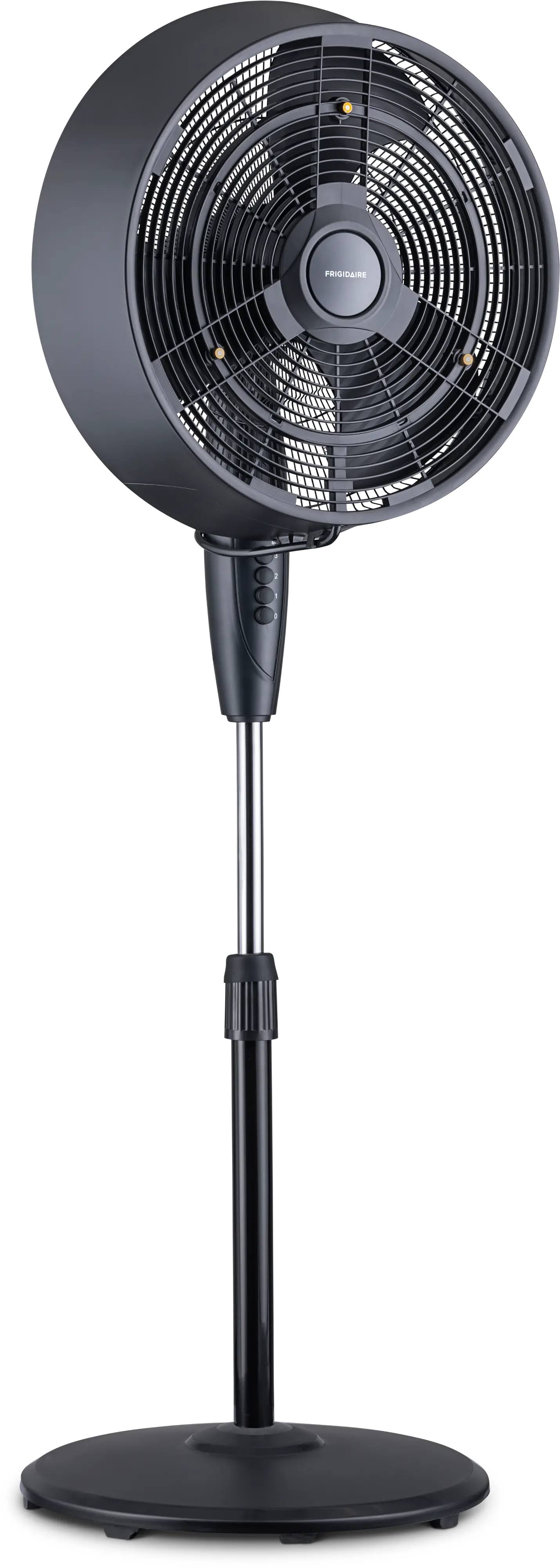 Frigidaire Outdoor Misting Fan and Pedestal Fan, Black