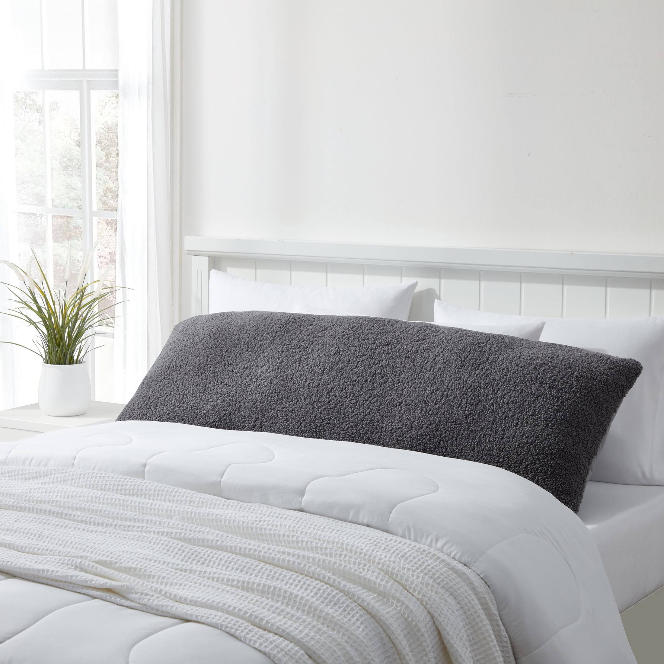 Better Homes & Gardens Body Pillow - Gray - 54 x 20 in