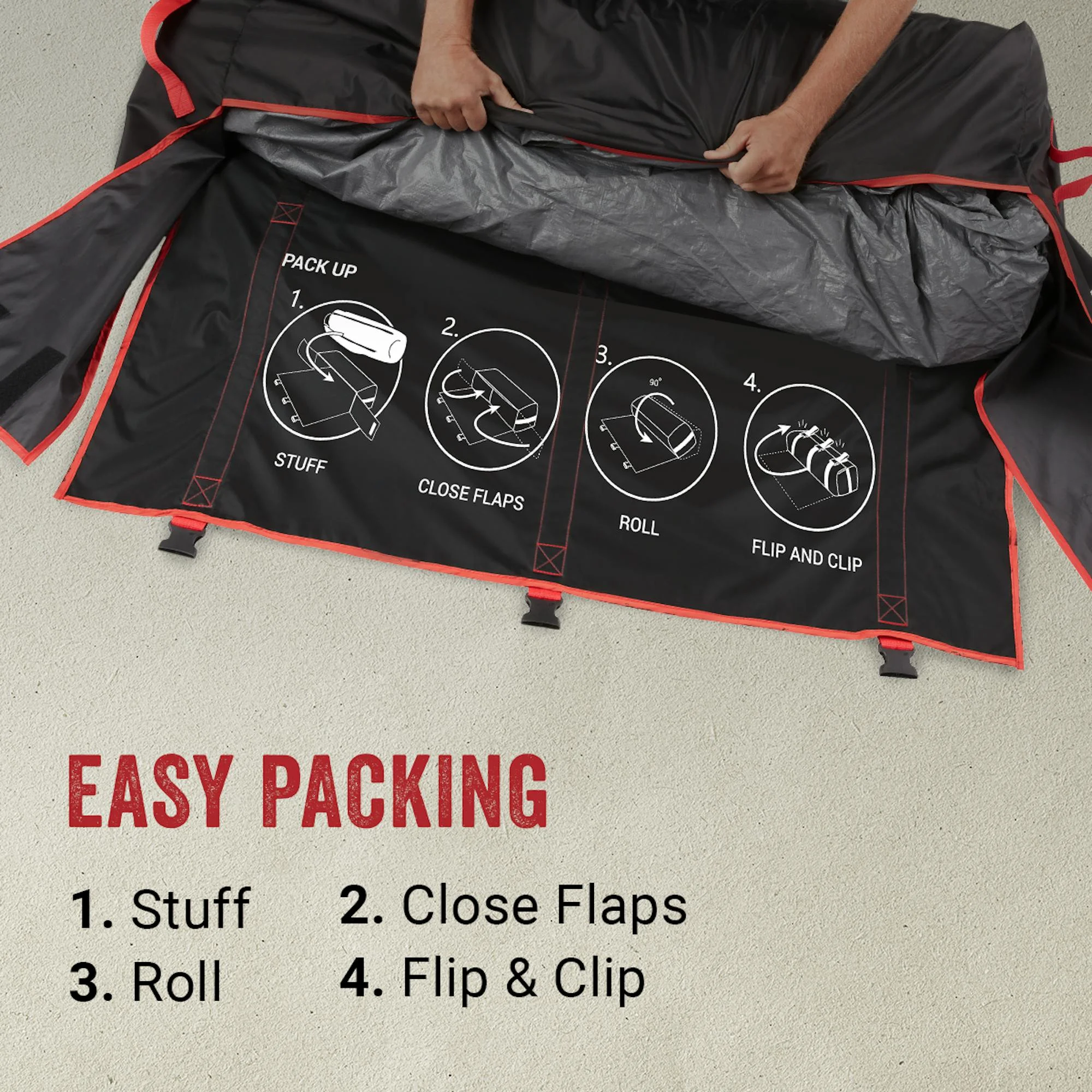 Skylodge? 8-Person Instant Camping Tent, Blackberry(8 Person) - Image 7