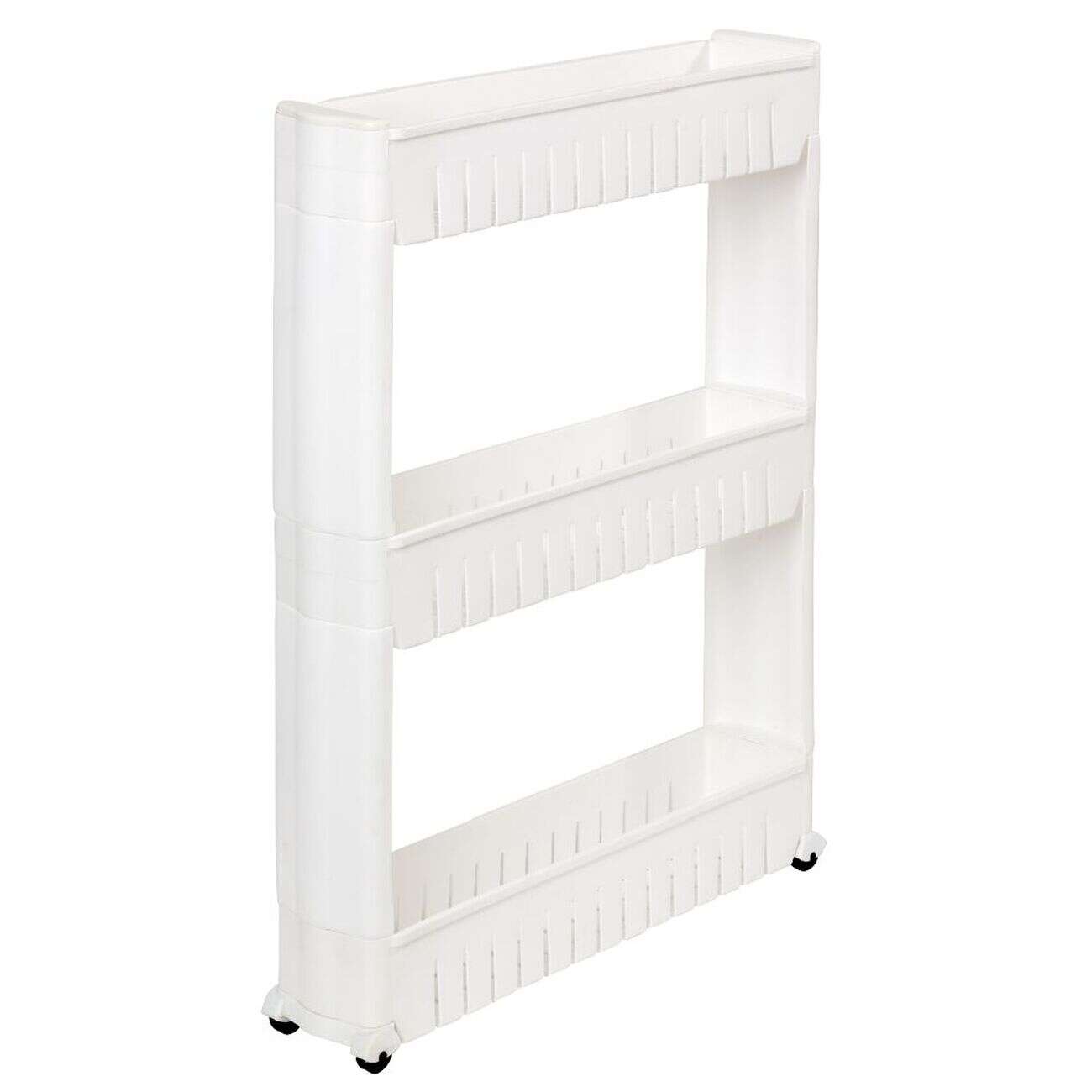 Desserte de cuisine étroite à 3 niveaux 55x12xH72cm