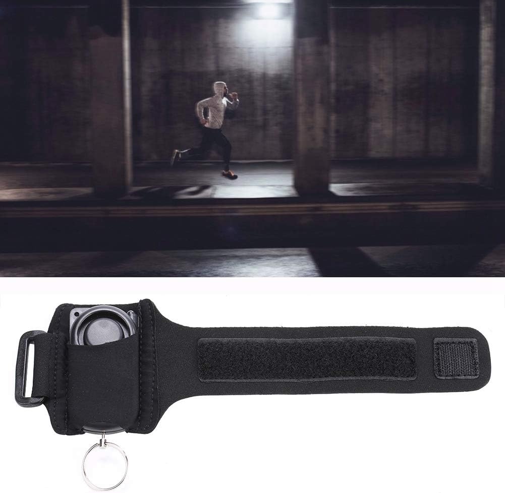 Light 120 DB Personal Alarm Bracelet with Light LED Flashlight Anti Wolf Alarm for Women, Girls Suitable for Night Shifts, Older People