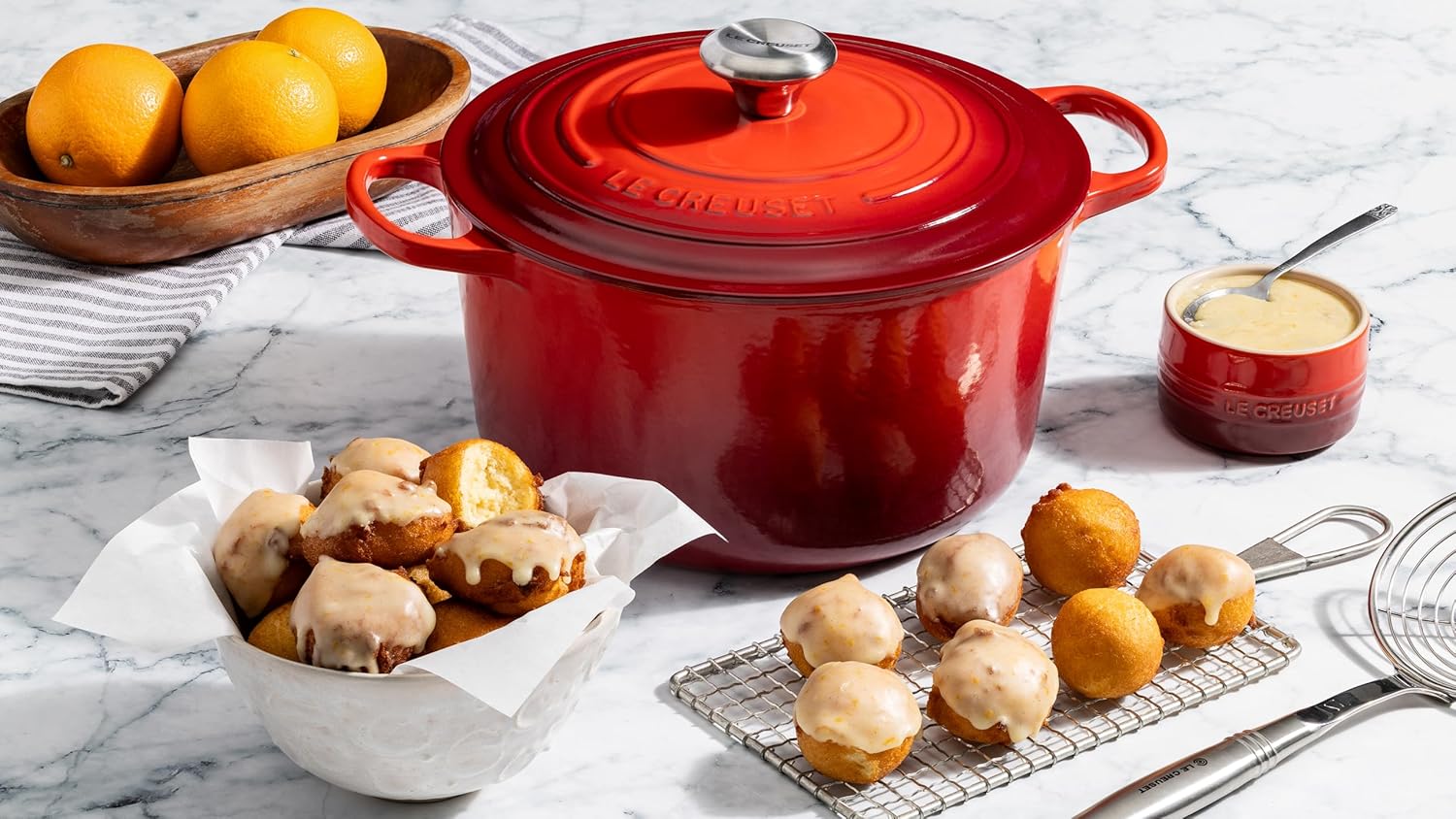 Le Creuset Enameled Cast Iron Signature Deep Round Oven, 6.5 qt., Sea Salt