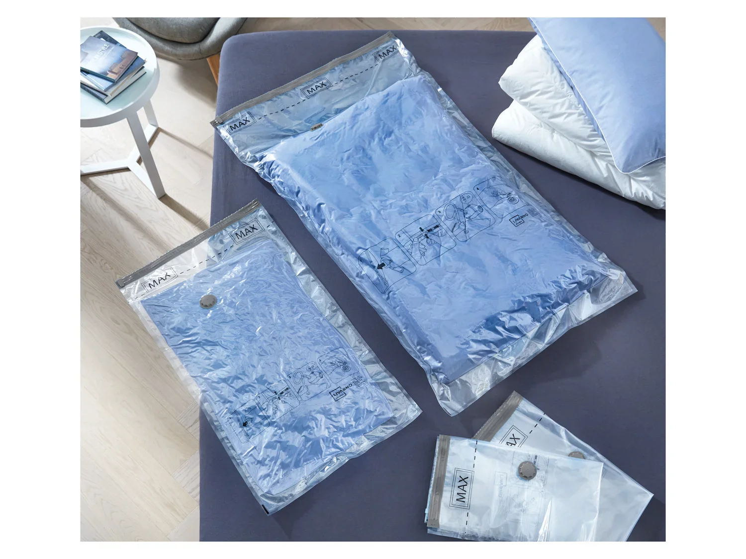 LIVARNO home Lot de 10 housses de rangement sous vide