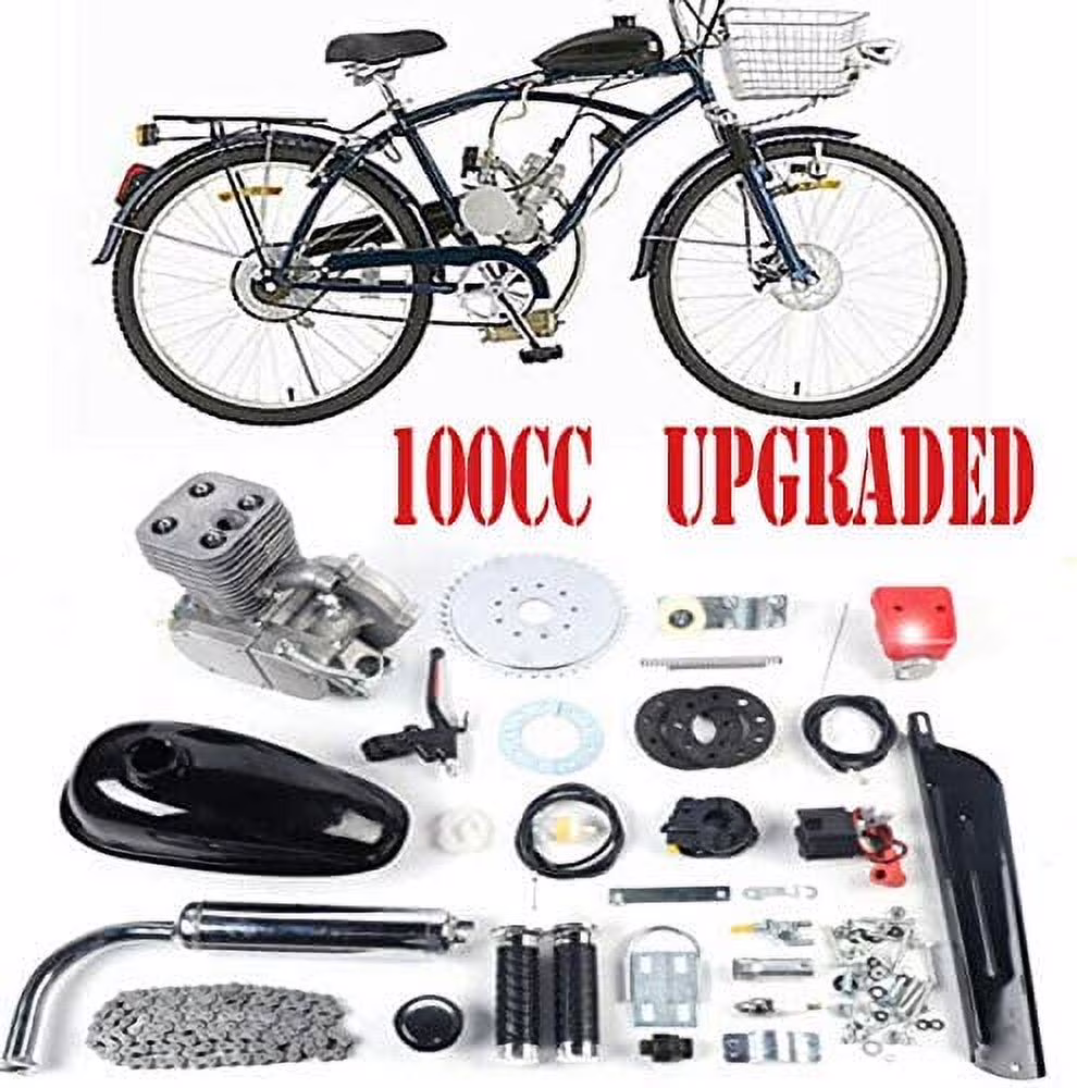36 Tooth Bicycle Motor Kit 100CC 2-Stroke Gas Motorized Bicycle Engine Set(36 Tooth)