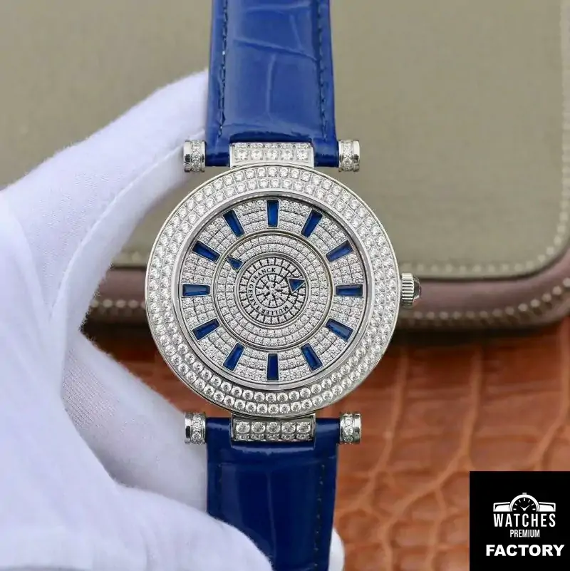 Franck Muller Double Mystery DM42D2RCD GS Factory White Gold Diamond Dial