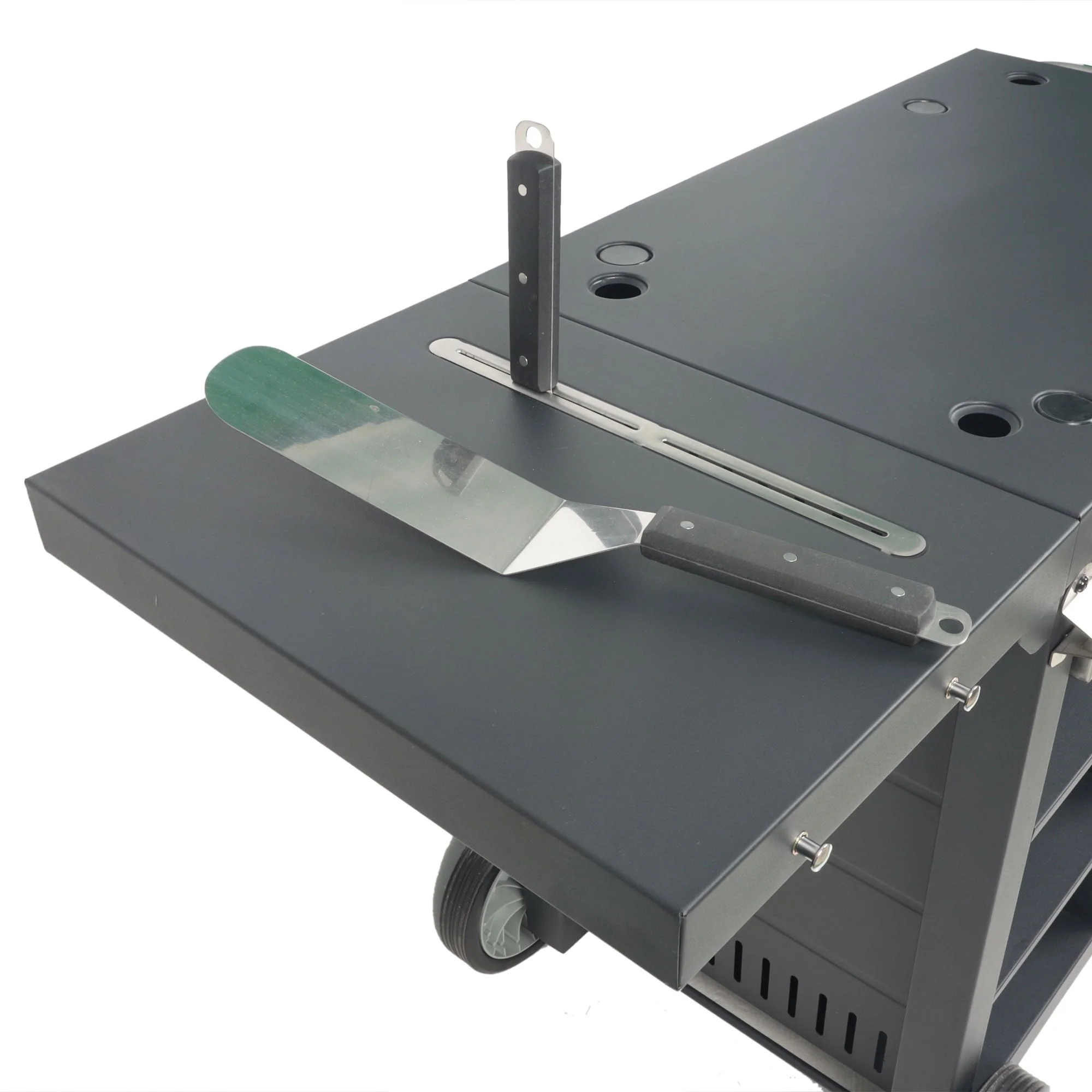 Universal Rolling Prep Cart for Portable Outdoor Griddle and Grills Image 4