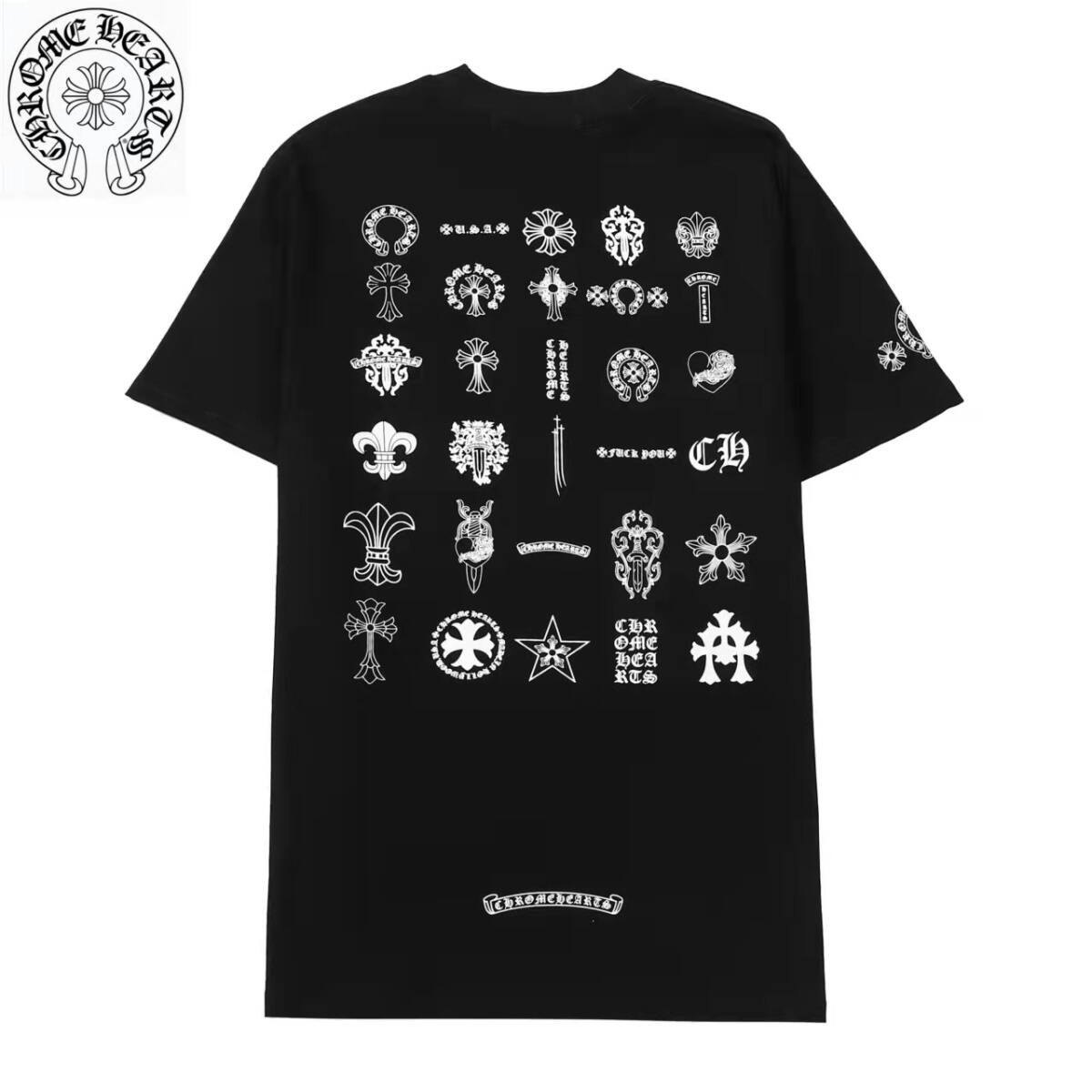 【CHROME HEARTS】（クロムハーツ）男女兼用、ご好評に付き再入荷！半袖Tシャツ